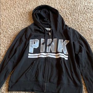 Full zip PINK sweatshirt